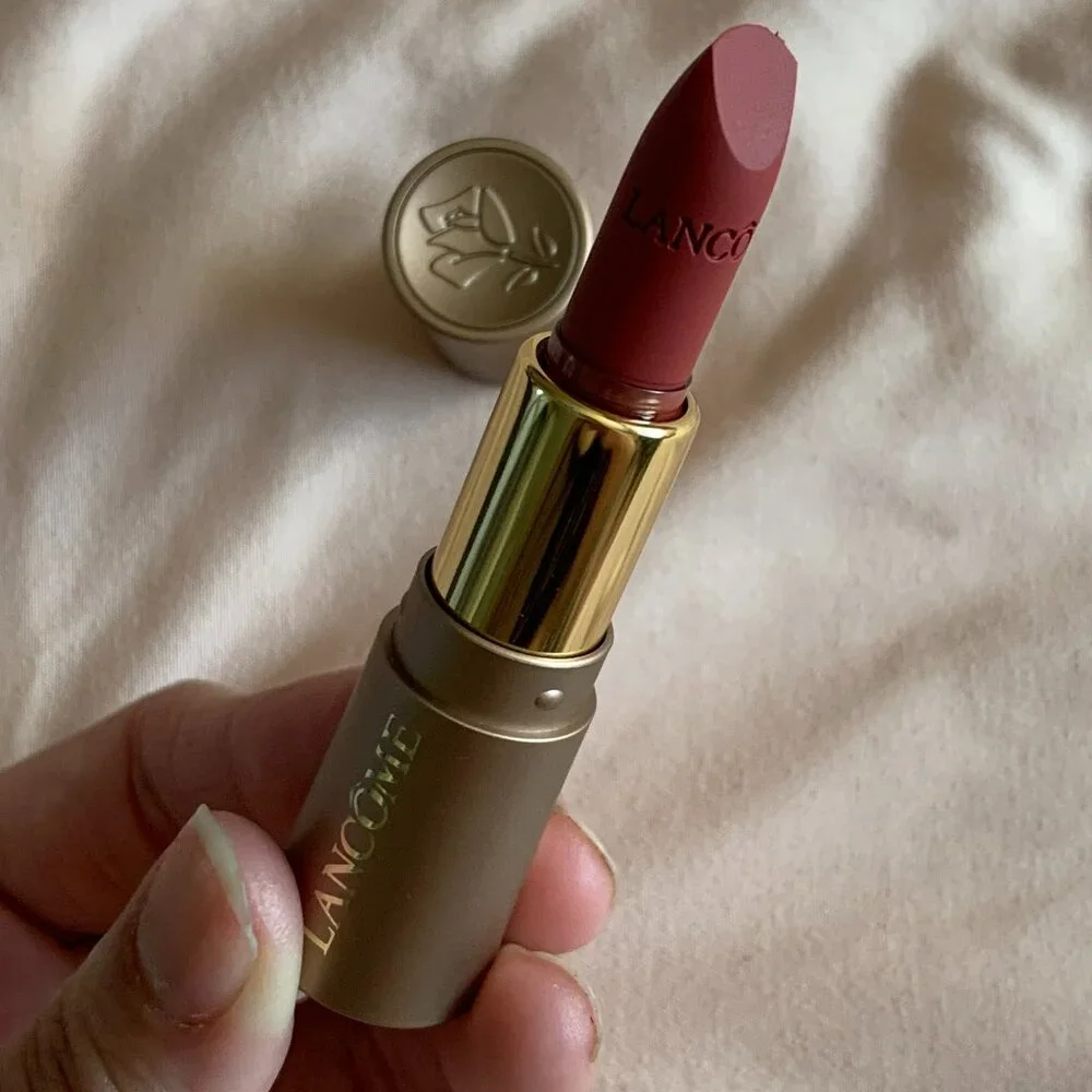New! Lancome Mini L'Absolu Rouge Cream Lipstick